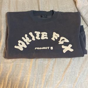 white fox sweatshirt